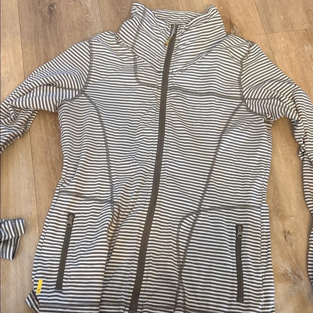 Lole Striped Jacket - Black and White